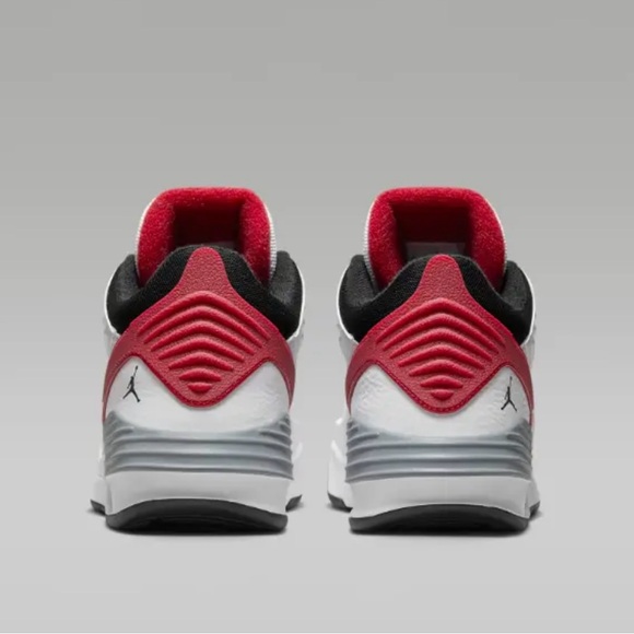 Nike Jordan Max Aura 5 Shoes 'White/Varsity Red' (DZ4353-101) Men’s 10.5 - Picture 5 of 13